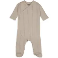 Lodger - Boxpakje - Bruin - Maat 56 - 100% bio katoen - baby pakje - Jumper Pointelle