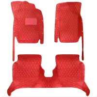 Happiq Auto Vloermat – Voor 2009-2017 5-zit Auto – Rood – Tapijten – Auto Interieur Accessoires – 127 cm x 63,5 cm