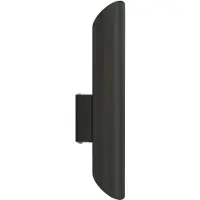 Nowodvorski Lighting Wandlamp Eye Cut, dimbaar, zwart, Woon-/ Eetkamer, metaal, Modern, wandlamp