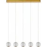 Lucide CINTRA - Hanglamp - LED Dimb. - 5x4,7W 2700K - Transparant