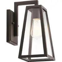 Kichler LED Wand Buitenlamp Delison | 1X E27 Max 60W | IP44 | Dimbaar | Rubbed Bronze