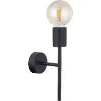 Lyora Zwarte muurlamp Radius