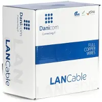 Dsit CAT6A S/FTP 100 meter kabel op rol stug - LSZH (Dca) - Trekdoos - Internetkabel - Netwerkkabel - UTP kabel