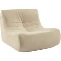 Sweeek - Waterafstotend velours fauteuil 1 zitplaats l 91 x b 105 x h 72cm - sokol
