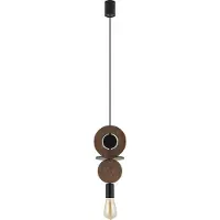 Nowodvorski Lighting Design hanglamp Drops Wood C 1-lichts hout