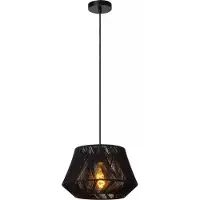 Lucide JESSICA - Hanglamp - Ø 30 cm - 1xE27 - Zwart
