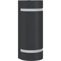 vidaXL Buitenwandlamp gegoten aluminium zwart