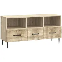 vidaXL TV Kast met lade Sonoma Eiken 102 x 34,5 x 50 cm Bewerkt hout