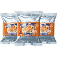Smoofl 3x Hondensnack Dog Chips Kip 50 Gr