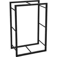 Mondex Haardhoutrek Rechthoekig 45 x 28 x 70 cm zwart