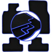 Super Merchant -BLUE automatten voor: Mini Cooper R56 hatchback (2006-2013)