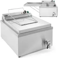 Super Merchant Donut friteuse 3000W, Friteuse, Zilver