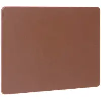 Hendi HACCP snijplank - LDPE - dubbelzijdig - 600x400mm - bruin