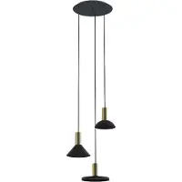 Lyora Zwarte vide hanglamp Hermanos