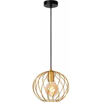 Lucide DANZA - Hanglamp - Ø 25 cm - 1xE27 - Mat Goud / Messing