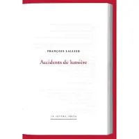 Lettre Volee ACCIDENTS DE LUMIERE