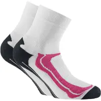 Rohner Sportsokken pink / zwart / wit