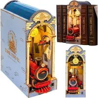 Robotime houten 3D puzzel - book nook - Time Travel