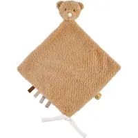 Nattou TEDDY Maxi Knuffeldoekje - Beer - 35 cm - Karamel