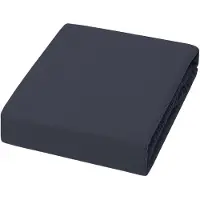 JOOP! Beddengoed Hoeslaken Fitted sheet Fine jersey dark grey 180/200 x 200 cm