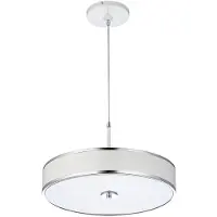 Jupiter Hanglamp JAZZ, wit, chroom, 5xE14x15W, metaal, afmetingen: 70x48x48cm, IP20,