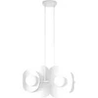 Emibig Hanglamp ELEMENTI, wit, 4xG9x15W, metaal, afmetingen: 120x54x23cm, IP20,