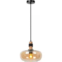Lucide ILONA - Hanglamp - Ø 30 cm - 1xE27 - Amber