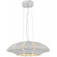 REALITY IMPORT Hanglamp Tanui, wit, 3xE14x40W, metaal, afmetingen: 120x55x55 cm, IP20, merk: Reality