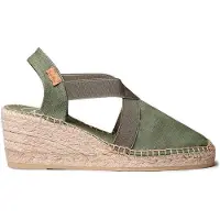 Toni pons Veganistische espadrille met middelhoge sleehak | TER