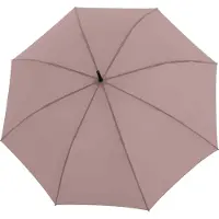 Knirps paraplu Timber Stick Automatic Heather oud roze