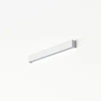Nowodvorski Lighting LED-wandlamp Straight S, wit / opaal, Woon-/ Eetkamer, metaal, Modern, LED wandlamp
