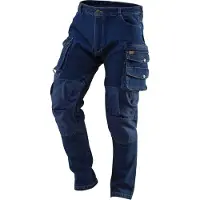 Neo Werkbroek, DENIM werkbroek met verstevigingen op de knieën Maat L (L)
