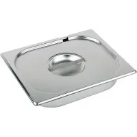 Aps GN Deksel - Afdekdeksel - RVS - Vaatwasserbestendig - Breukvast - Stapelbaar - BPA-Vrij - GN 1/1 - H 30 mm