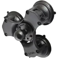 Ram Mounts RAM Driedubbele zuiging, C-formaat, Accessoires voor barcodescanners