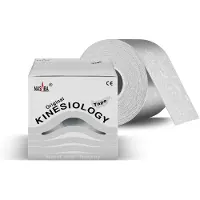 NASARA Kinesiologytape - 5 meter x 5 cm - Wit