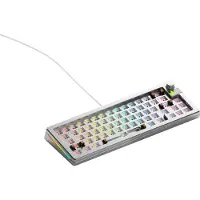 Glorious GMMK 3 PRO 65% Barebones, 65%, met kabel, USB, RGB LED, zilverkleurig
