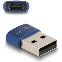 DeLOCK USB A - Blauw -