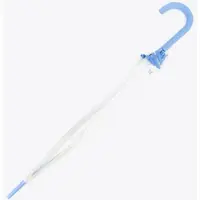 WITTCHEN Transparante Paraplu met Blauwe Rand - Handmatig