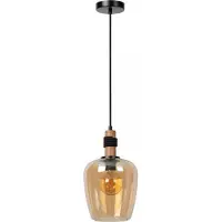 Lucide ILONA - Hanglamp - Ø 22 cm - 1xE27 - Amber