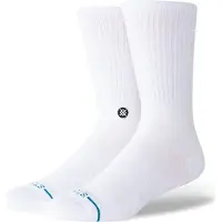 Stance Icon Crew White || Maat: 38-42
