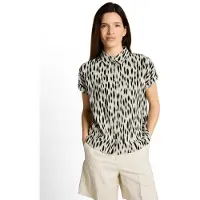 Tom Tailor Blouse beige / lichtbeige / zwart
