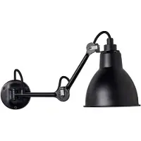 Lampe Gras Wandlampe , Zwart, Woonkamer, Metaal, Designer