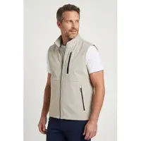 Baileys Regular Fit Bodywarmer grijs, Effen