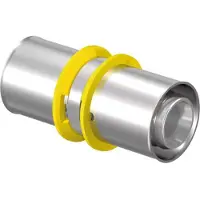 Uponor sok gas Ø25x25mm - messing - 1030574
