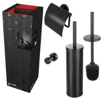 Geesa Nemox Toiletaccessoireset - Zwart