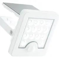 Brilliant Luton - Buiten wandlamp - LED 4W - Solar - Sensor - 540 lm - 4000K - IP65 - Wit