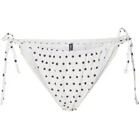 Pieces Bikinibroek 'PCBaomi' zwart / wit