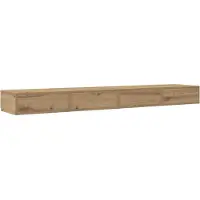 vidaXL Bedlades Artisan Eiken 180 x 36,5 x 16,5 cm Bewerkt hout