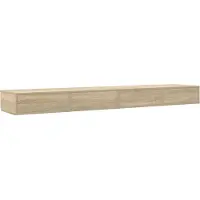 vidaXL Bedlades Sonoma Eik 180 x 36,5 x 16,5 cm Bewerkt hout