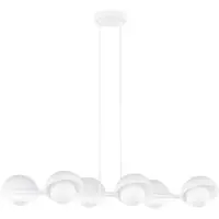 Emibig Hanglamp BOOM, wit, 6xG9x15W, metaal, afmetingen: 120x88x32cm, IP20,